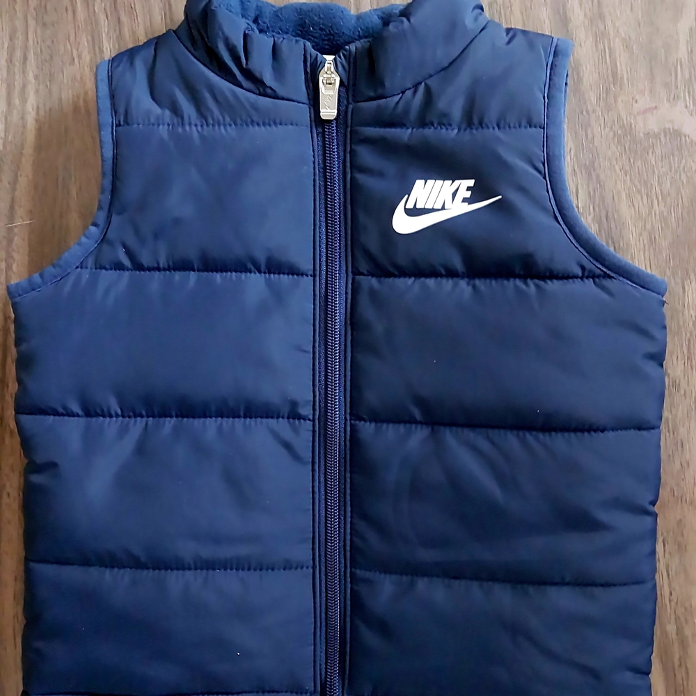 Nike 18 Months Navy Blue Puffer Vest